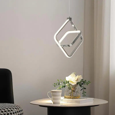 Luminaire suspendu moderne à lustre moderne à DEL à intensité variable 4000K 20W