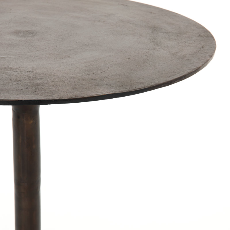 Felix Pedestal Dining Table, Counter Height ( 36" Height), Antique Rust