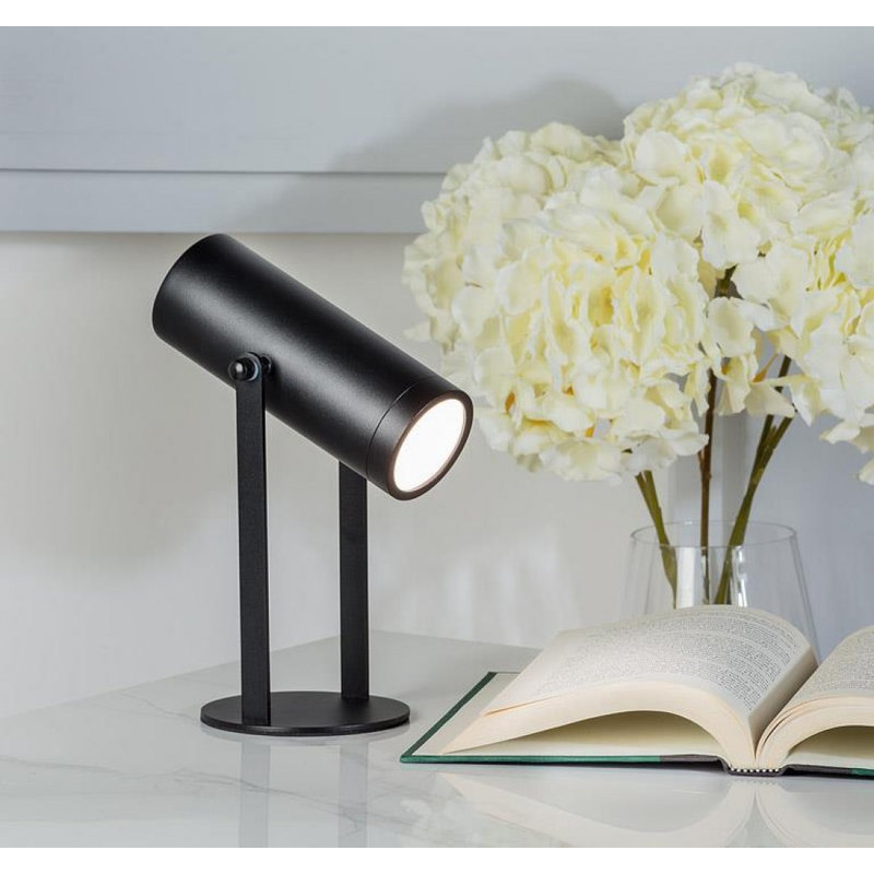 Pivot Spotlight Lamp, Black