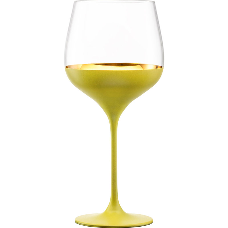Grand verre bourgogne Oro24K, Jaune