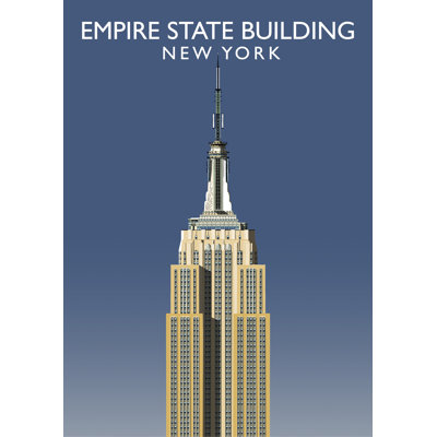 Empire State Building 1 Piece Wall Art