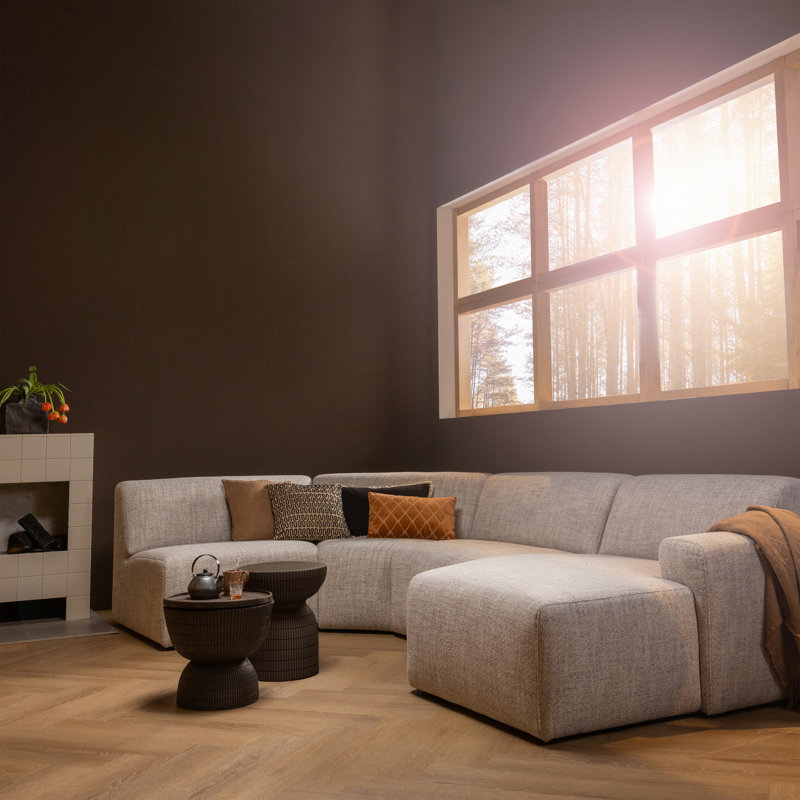 Samson Solid Coffee Table, 44cm H x 37cm W x 37cm D