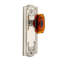 Grandeur Parthenon Plate Double Dummy with Baguette Crystal Door Knob-1032165389