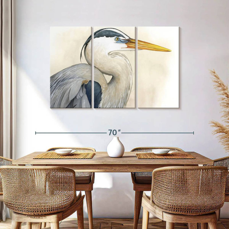 Brampt Blue Hunter I, 36" H x 57" W