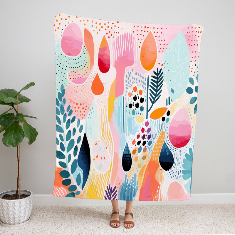 Throw Blanket, 50" W x 60" L