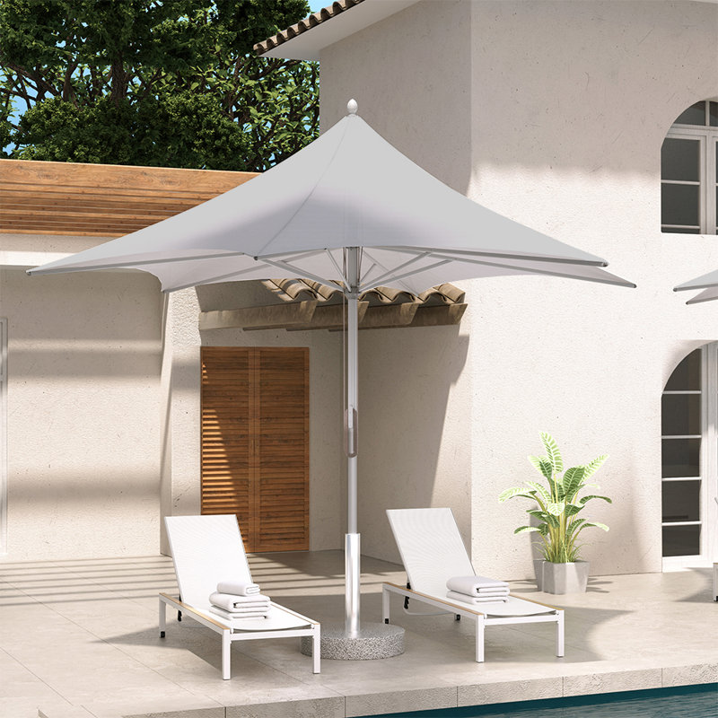 Parasol de patio 11,5 pi Spike and Arc