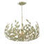 Lustre à thé vert champagne 5 lumières Manitoba-2123600754