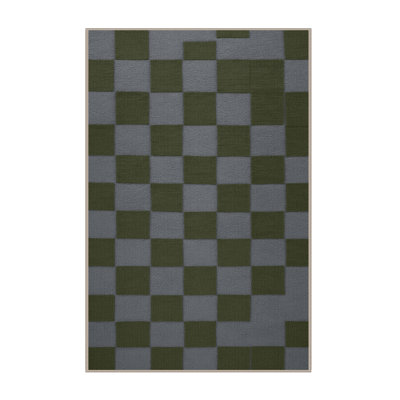 Machine Washable Botanical Brown Area Rug