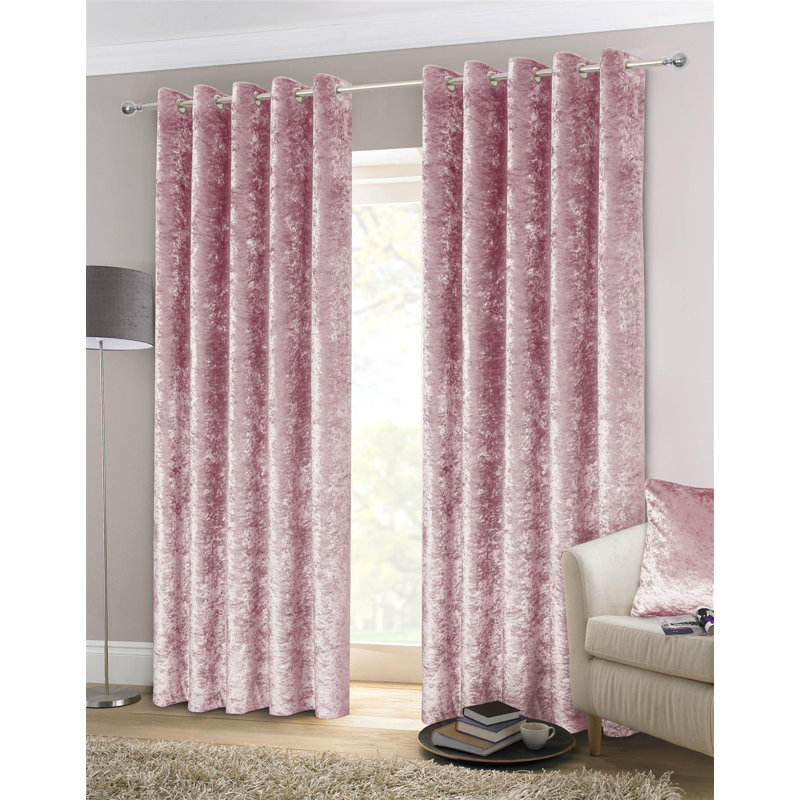 Room Darkening Curtain Pair, Width 90 x Drop 108cm