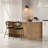 72" Sintered Stone Top Solid Wood Kitchen Island With Storage Natural-226853716