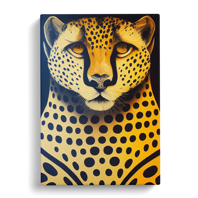 Insurgent Face Of The Cheetah - Wrapped Canvas, 76cm H x 50cm W x 3cm D
