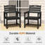 Chaise de patio 2 pièces Hdpe
