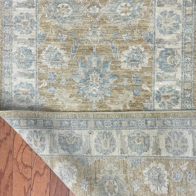  Handmade Oushak Wool Runner