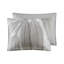 Premium Grey Cotton Bedding Sets, Botanical Design For Home