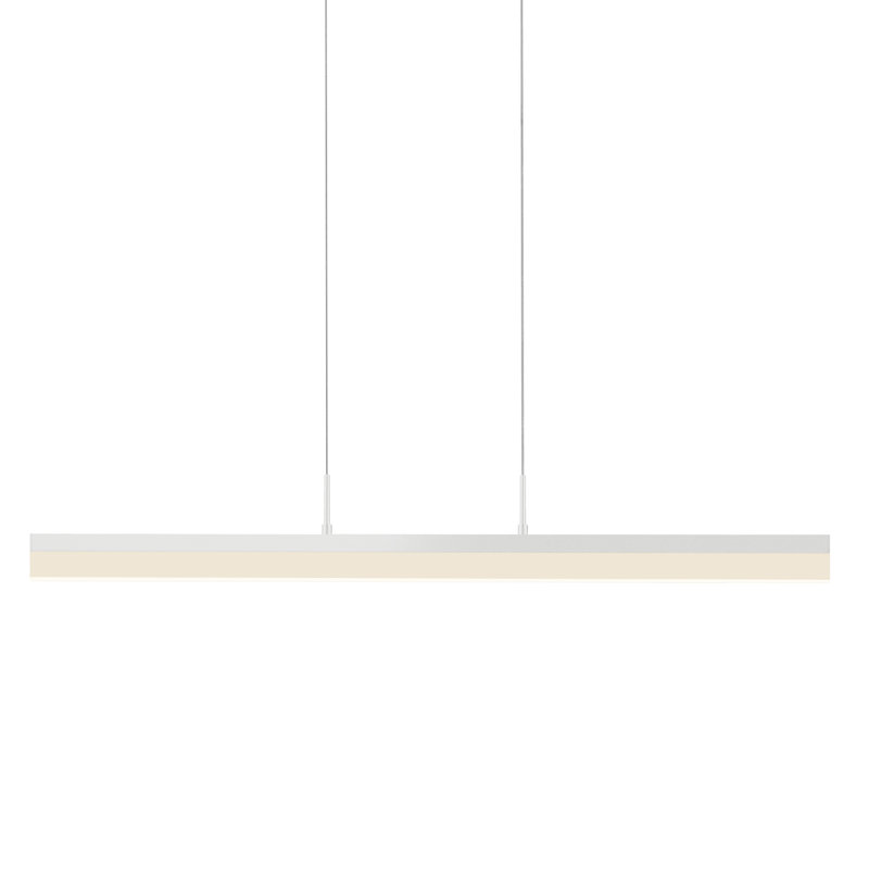Stiletto 1 - Light LED Kitchen Island Pendant, Satin White