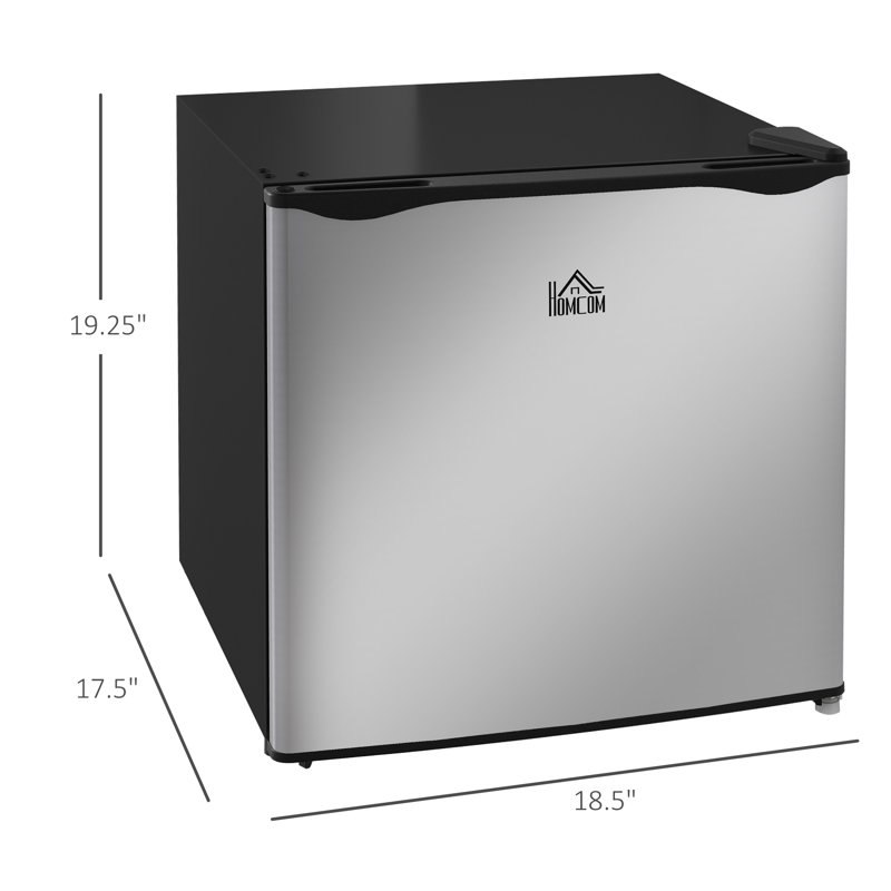 HomCom 18.5'' W Freestanding 1.1 Cubic Feet Beverage Cooler