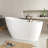 Maya 55" x 28" Freestanding Soaking Acrylic Bathtub-84448392