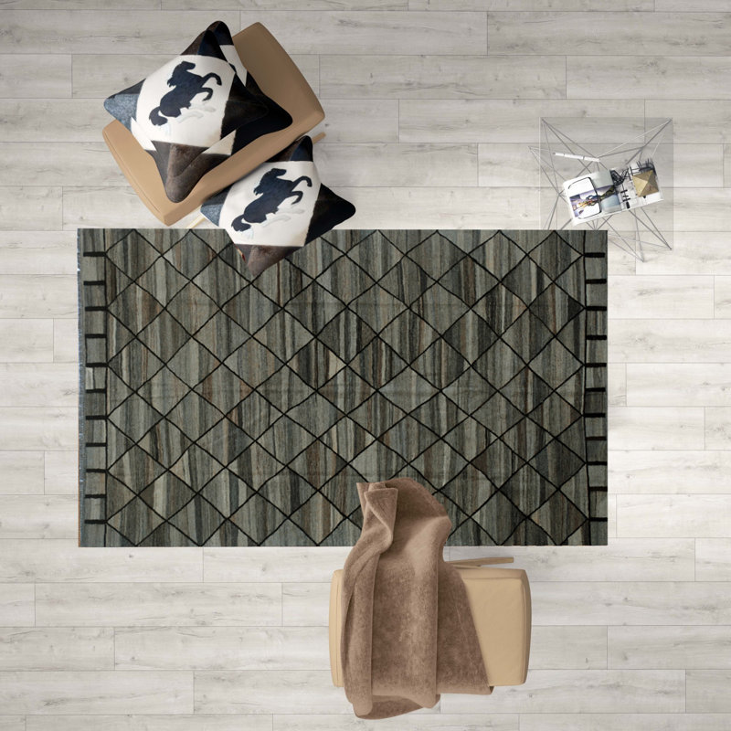 Jess Geometric Hand Woven 245cm X 300cm Area Rug
