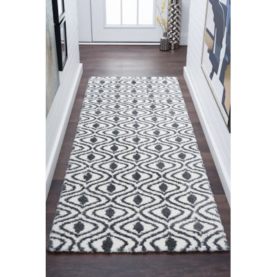 Shag Cream/Charcoal Rug