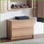 Closet Systems, garde-robe murale modulaire moderne en bois avec finition chêne Devi | Chêne | Bois-1415102836