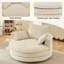 Méridienne surdimensionnée pivotante à 360 ° avec coussin double et coussins-871857459