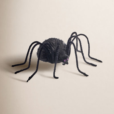 Lichter Glitter Black Spider Holiday Accent