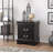 Louis Black Finish Philippe III Nightstand
