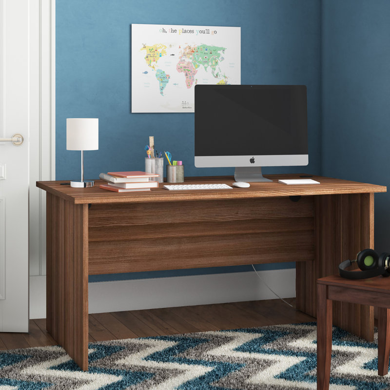 Buariki Desk Shell, White, 70cm H x180cm W x 80cm D