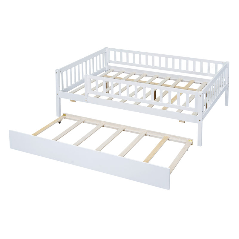 Strella Daybed with Trundle Bed, Full, White