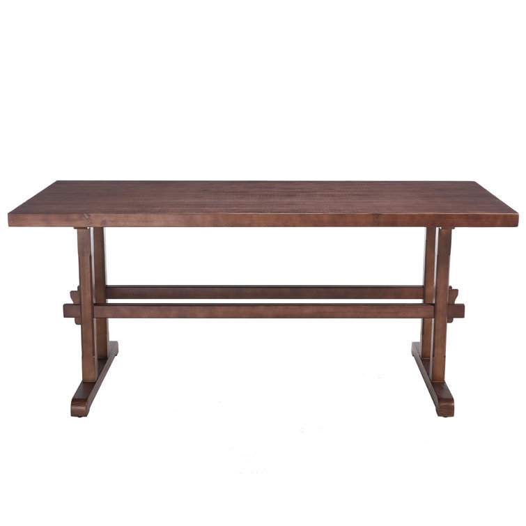 69" Wide Solid Wood Rectangular Dining Table Dining Room Table Farmhouse Dining Table For Home