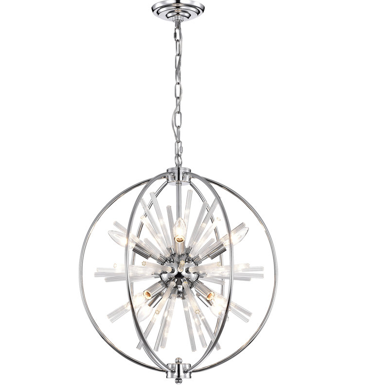 Hucksley 8 - Light Globe Chandelier