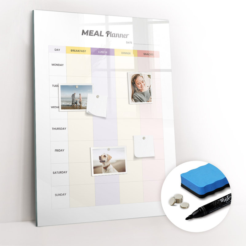 Magnetic Glass Dry Erase Board
