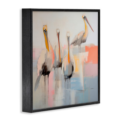 Abstrait pélicans, art giclée par Irena Orlov