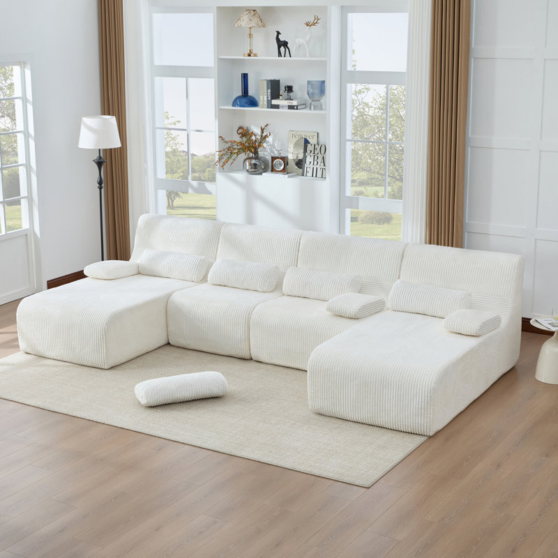 Canapé modulaire en U ModuForm, Beige