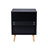 2-drawer Rattan Nightstand for Bedroom and Living Room, End Table, Side Table with 2 Hand Made Rattan Decorated Drawers