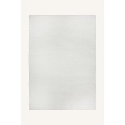 Lanishia Solid Colour Hand Woven Area Rug