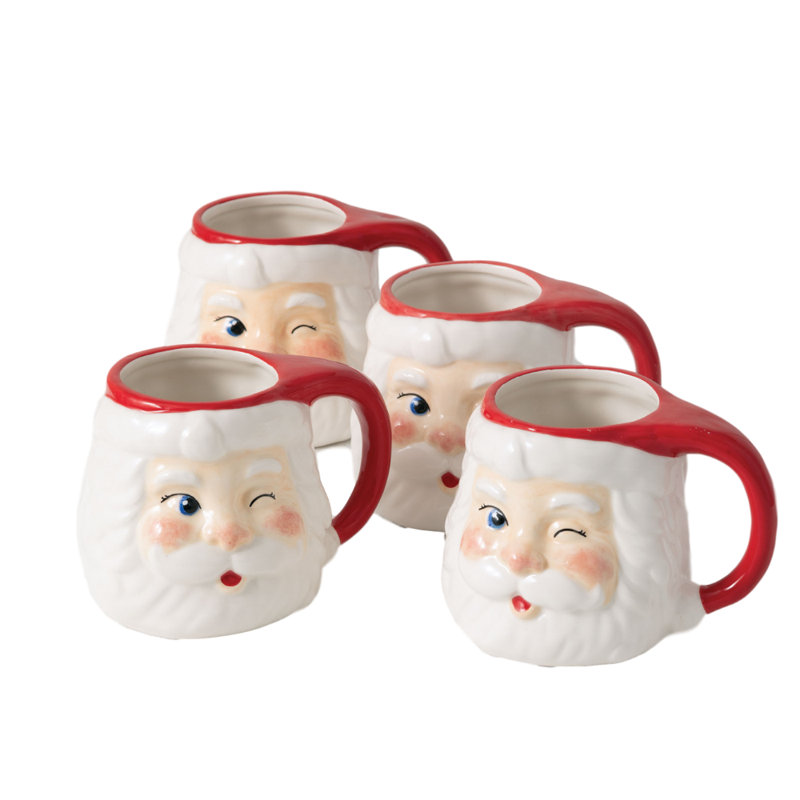 Tasse à café Whimsy Holiday Christmas Santa