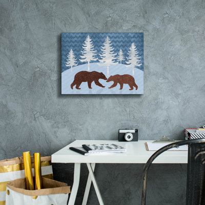 'Bear' by Erin Clark Canvas Wall Art