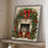 «Christmas Holiday Art CDLII», reproduction encadrée - bois massif