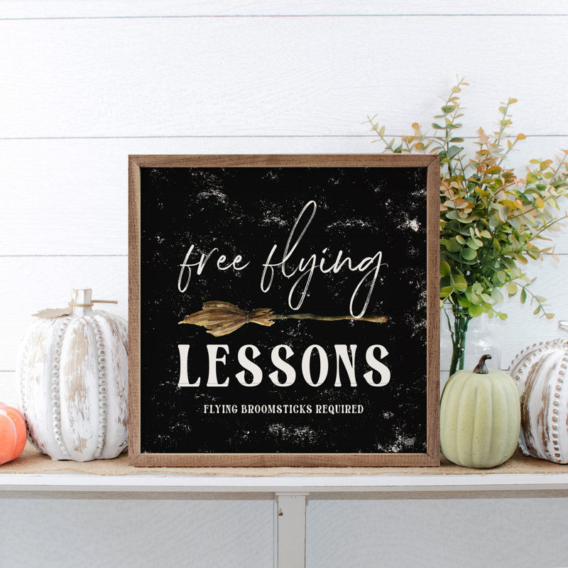 Free Free Flying Lessons Broom, H 16 po x l 16 po x P 1 po