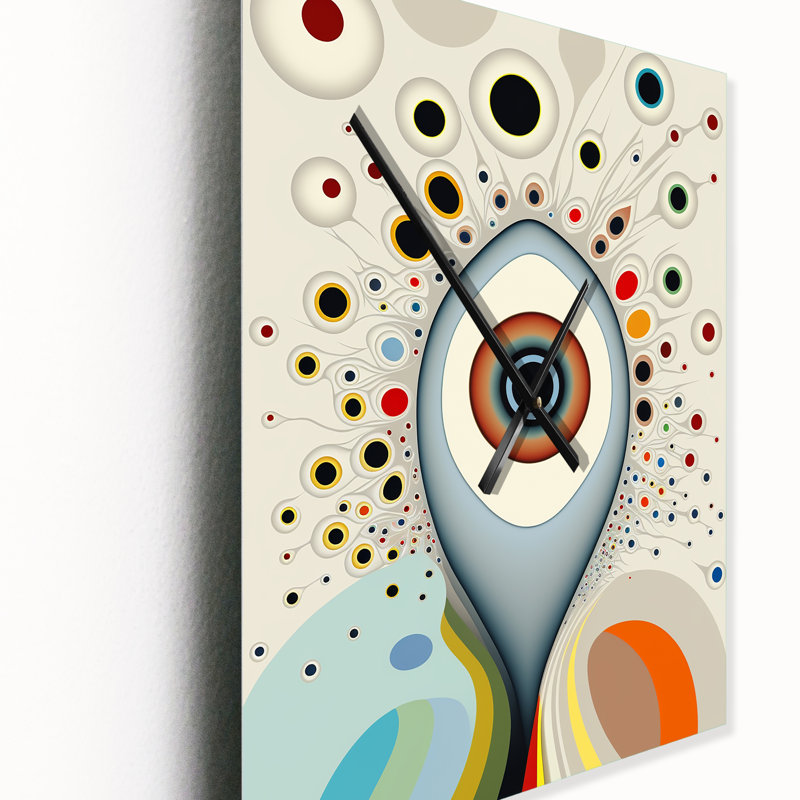 Horloge murale Sceance Occult Visions IV - Modern, H 28 po x l 12 po x P 1 po