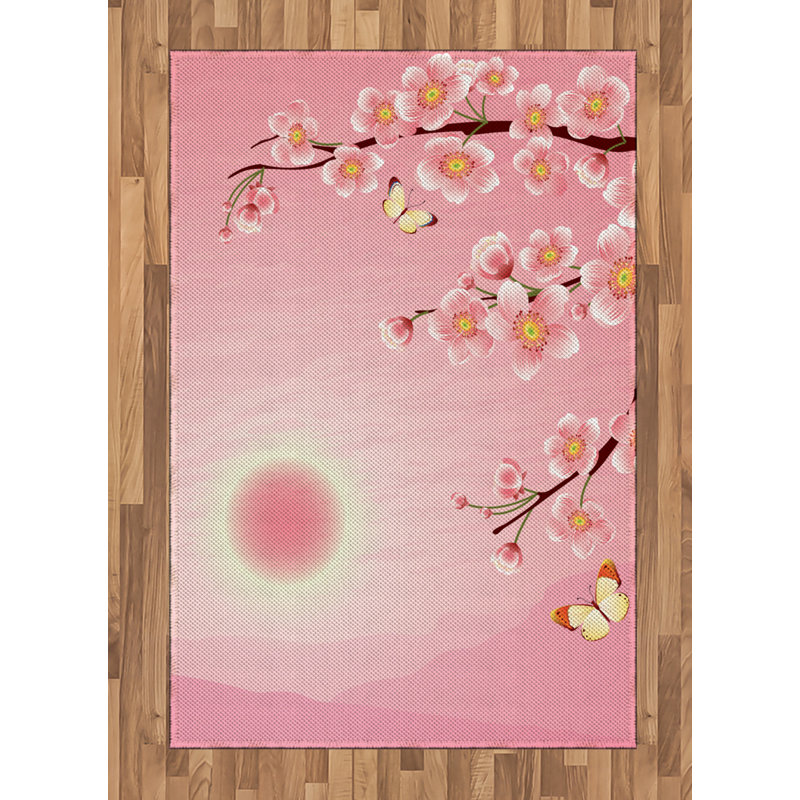 Landscape High Density Long Fiber Poly Threads Decorative Area Rug Carpet, Rectangle 4' x 5'8"