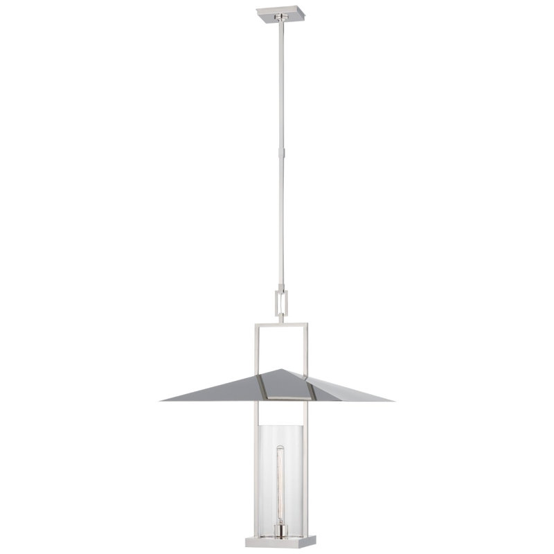Amity 1 - Light Pendant, Clear, Polished Nickel