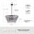 Maquisha 6/9-Light Dimmable Tiered Crystal Chandelier with Antique Bronze Finish-1542031613