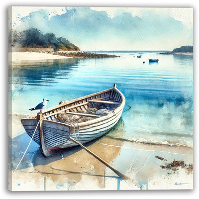 «Coastal Reflections», impression sur toile tendue