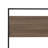 Wilson metal platform bed with 4 Metal Legs - Lavish Bed in Powder Coating Black Color and Weathered Wood Laminate-2038023787