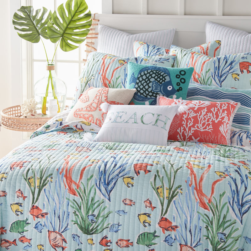 Sancti Petri Quilt Set, King Quilt + 2 Euro Shams