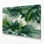 "Watercolor Abstract 13", art mural sur toile verte
