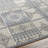 Rectangle Geometric Machine Woven Polypropylene Area Rug in Blue-70927287