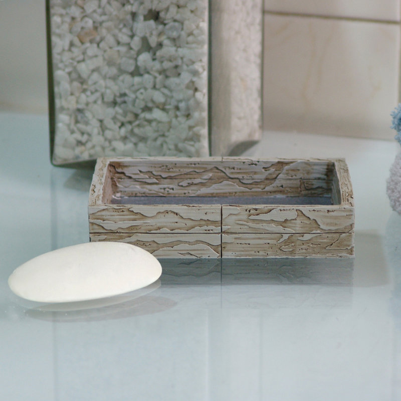  Porte-savon antique en pierre rustique